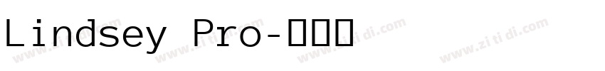 Lindsey Pro字体转换